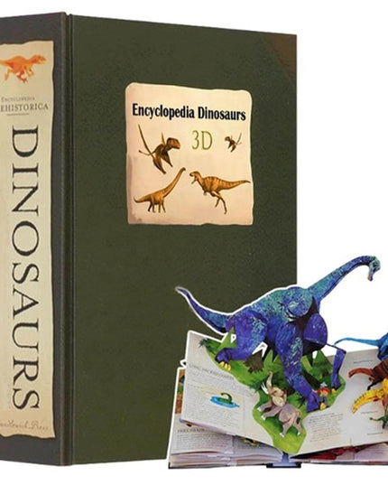 ⏰Hot Sale 49%-🦖3D Encyclopedia Prehistorica Dinosaurs📙 - Libiyi