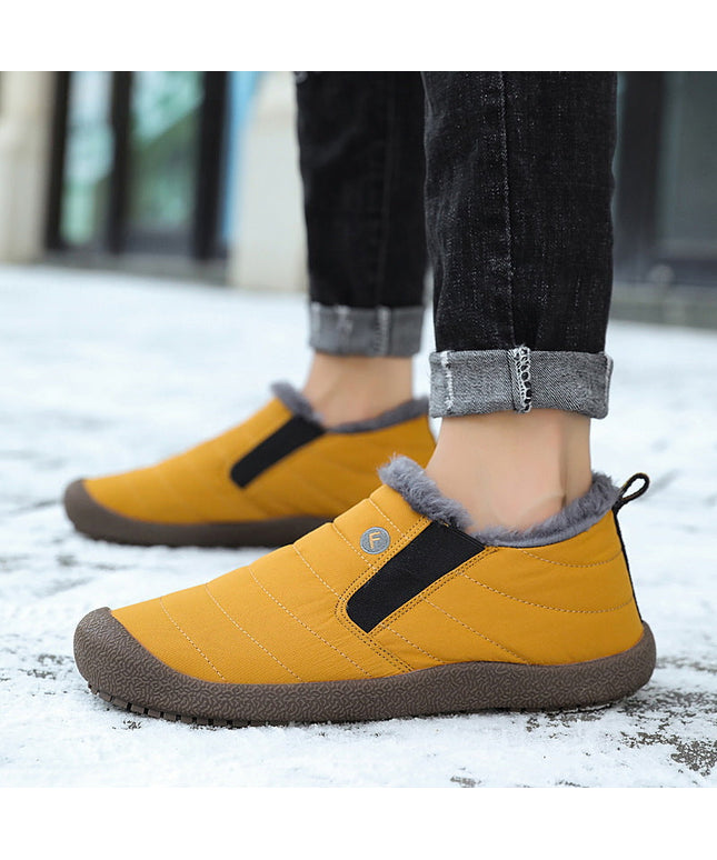 Large Size Waterproof Warm Cotton Snow Boots Lovers Shoes - Keilini