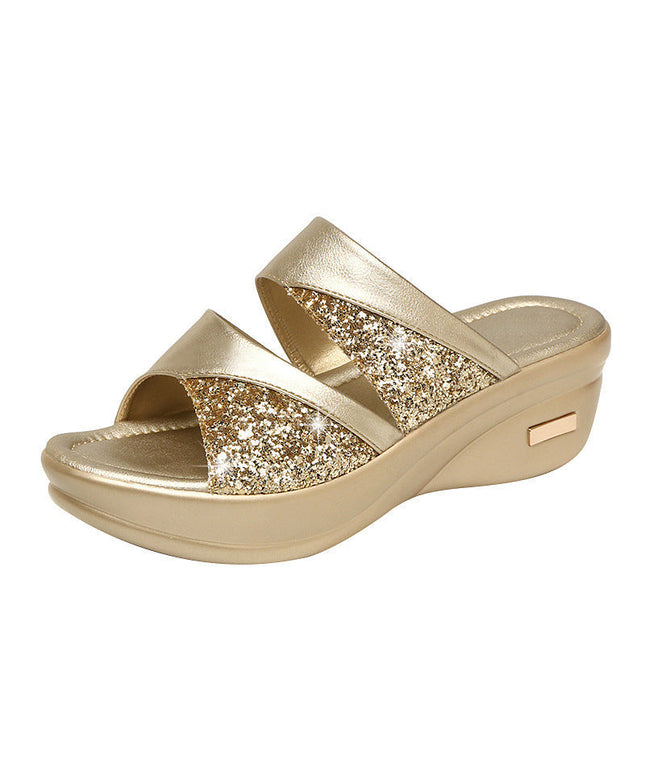 Libiyi Fashion Platform Platform Wedge Wedge Ladies Slippers - Libiyi