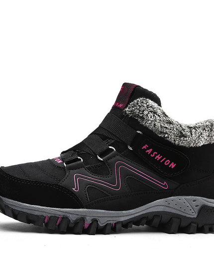 Autumn and winter non-slip warm and comfortable high-top casual cotton shoes—Unisex - Keillini