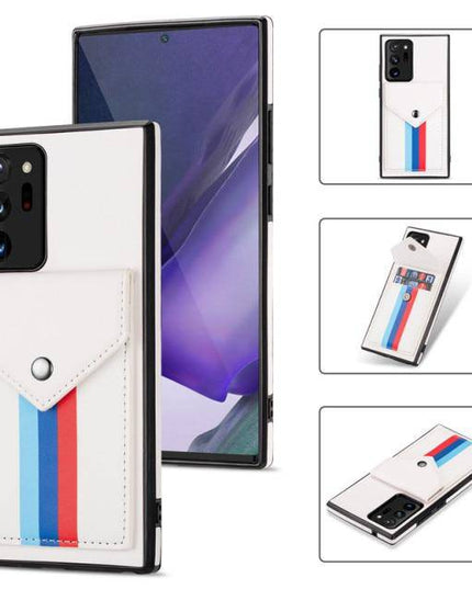 Lanyard Leather Wallet Card Holder Stand Phone Case For Samsung Galaxy - Libiyi