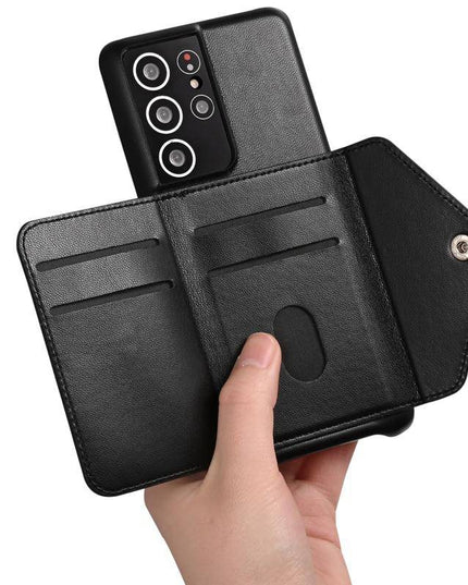Multifunction PU Leather Flip Wallet Case for Samsung - Libiyi