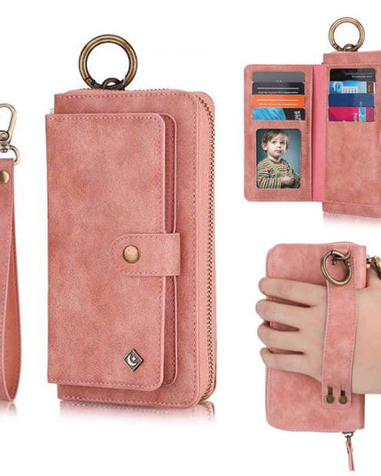 Leather Detachable Magnetic Wallet Case For Galaxy - Libiyi