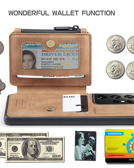 Multifunctional Wallet Phone Case For Galaxy - Libiyi