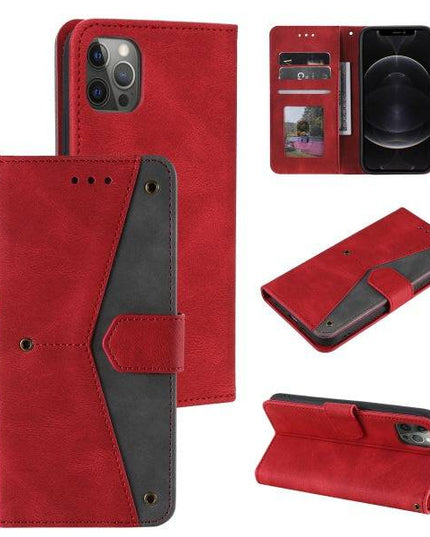 2021 Splicing Leather Retro Protective Wallet Case For iPhone - Libiyi