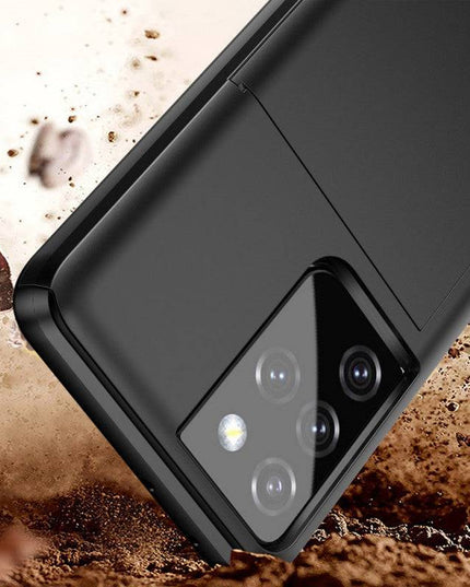 Rigide Flashy Porte-cartes Case For Samsung Galaxy S21 Ultra(5G) - Libiyi