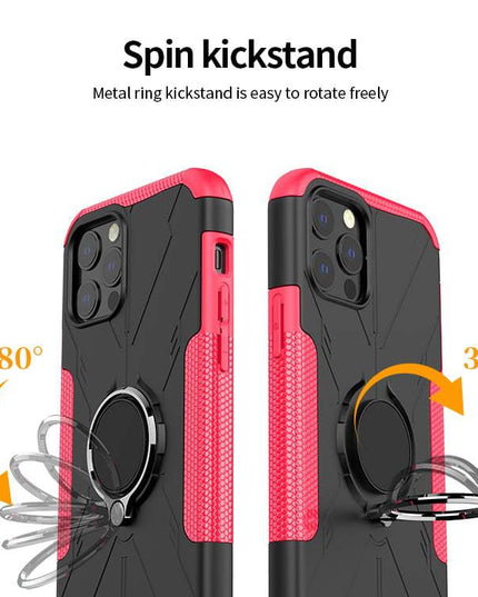 Robot 3 in 1 Heavy Duty Defender Case For iPhone 12 Pro - Libiyi