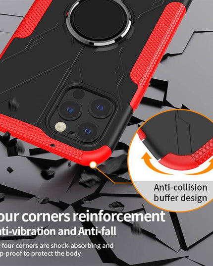 Robot 3 in 1 Heavy Duty Defender Case For iPhone 12 Pro - Libiyi