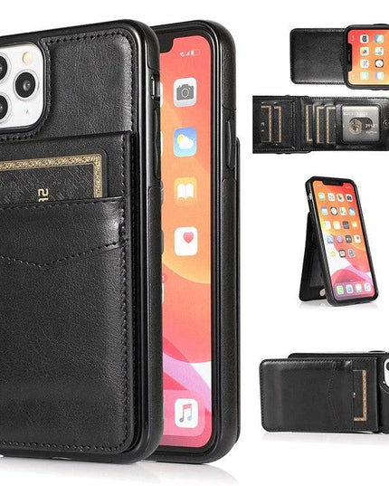 Classic 6 Card Slots Wallet Phone Case For iPhone - Libiyi