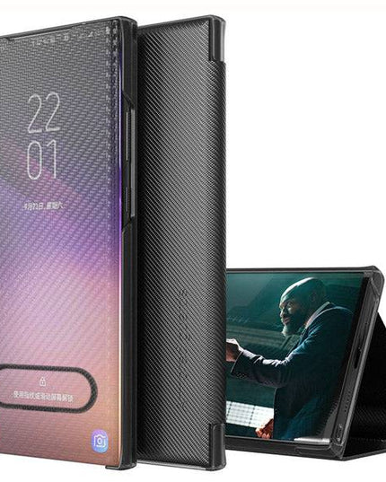 Kevlar Slim Flip Cover Smart Window Case For iPhone - Libiyi