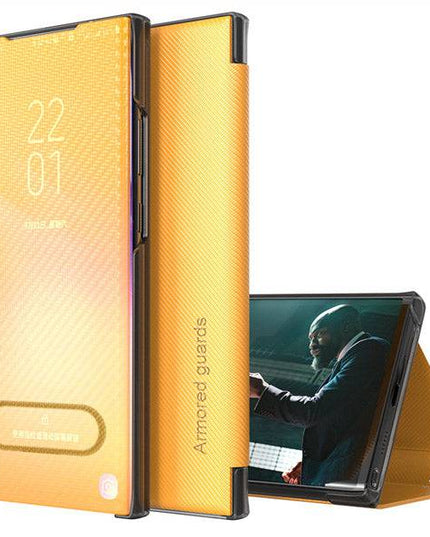 Kevlar Slim Flip Cover Smart Window Case For iPhone - Libiyi