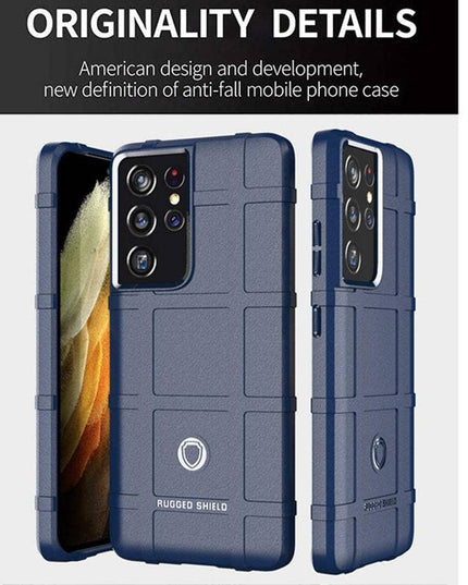 TPU Thick Solid Rough Armor Tactical Protective Cover Case For Samsung S21 Ultra - Libiyi