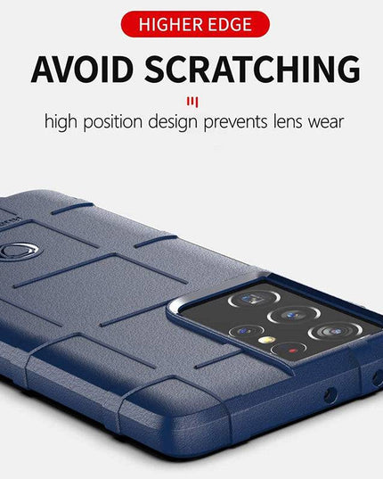 TPU Thick Solid Rough Armor Tactical Protective Cover Case For Samsung S21 Ultra - Libiyi