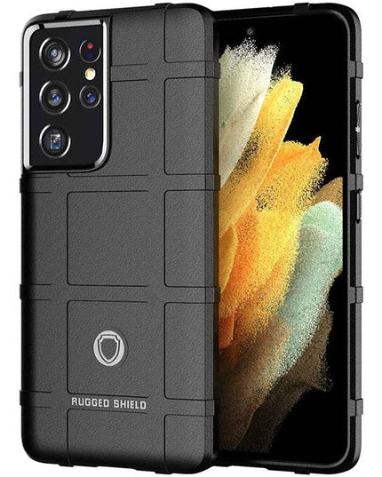 TPU Thick Solid Rough Armor Tactical Protective Cover Case For Samsung S21 Ultra - Libiyi