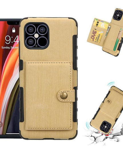 Security Copper Button Protective Case For iPhone - Libiyi