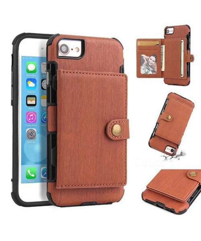 Security Copper Button Protective Case For iPhone 6Plus/6s Plus - Libiyi