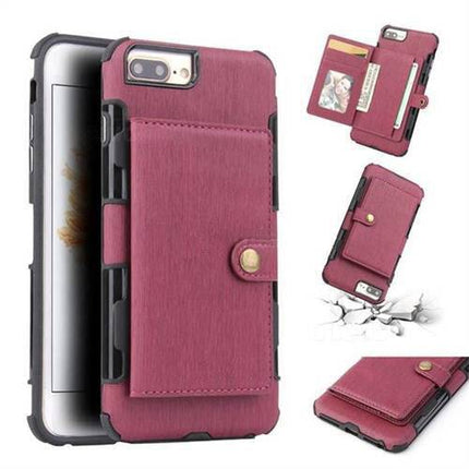 Security Copper Button Protective Case For iPhone 7Plus/8Plus - Libiyi