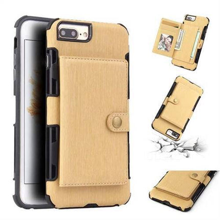 Security Copper Button Protective Case For iPhone 7Plus/8Plus - Libiyi