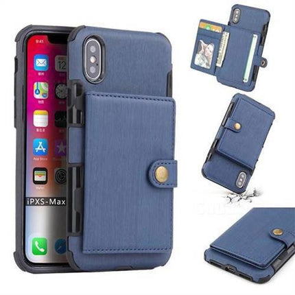 Security Copper Button Protective Case For iPhone X/XS - Libiyi