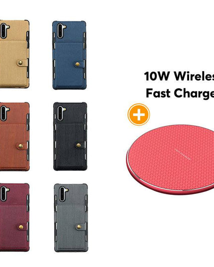 Security Copper Button Protective Case For Samsung Note 10 - Libiyi