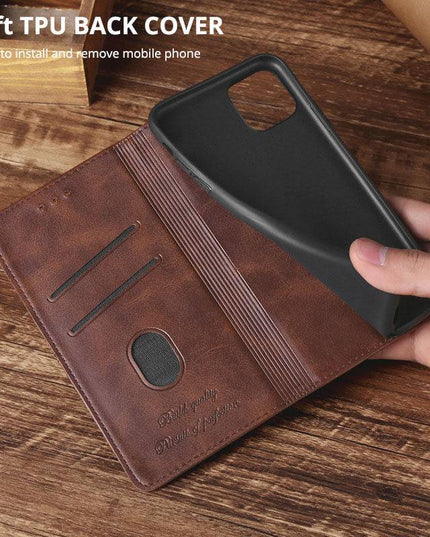 TPU + PU Leather Phone Cover Case for Samsung A10E - Libiyi