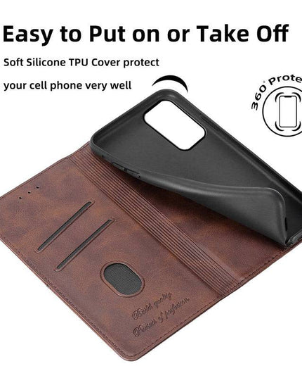 Leather Flip Wallet Cover for Samsung A52 - Libiyi