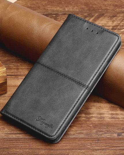 TPU + PU Leather Phone Cover Case for iPhone - Libiyi