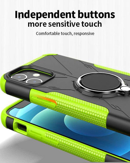 Robot 3 in 1 Heavy Duty Defender Case For iPhone 12 - Libiyi