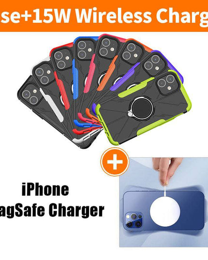 Robot 3 in 1 Heavy Duty Defender Case For iPhone 12 - Libiyi