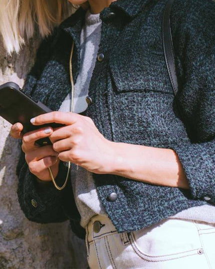 Pebble Leather Crossbody - Libiyi