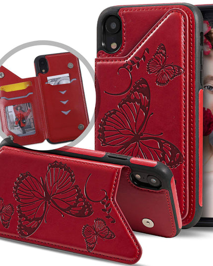 New Luxury Embossing Wallet Cover For iPhone XR-Fast Delivery - Libiyi