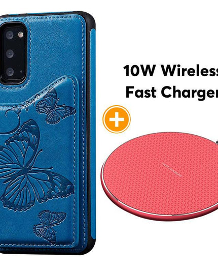 New Luxury Embossing Wallet Cover For SAMSUNG S20 Plus-Fast Delivery - Libiyi