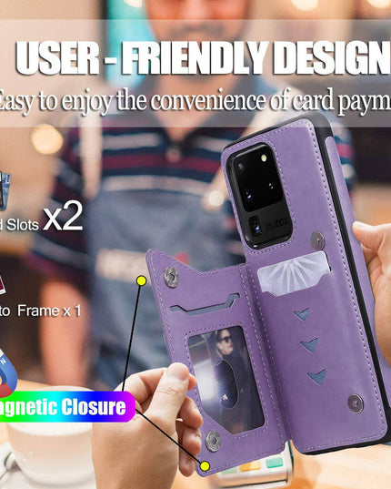 New Luxury Embossing Wallet Cover For SAMSUNG S20 Ultra-Fast Delivery - Libiyi