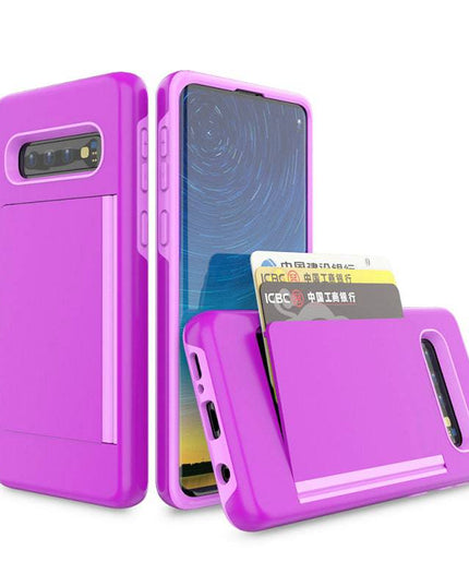 Armor Protective Card Holder Case for Samsung S10 Plus - Libiyi
