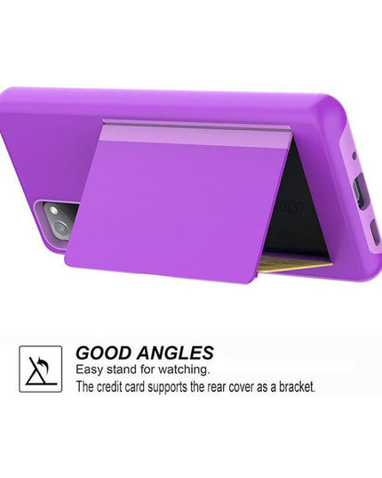 Armor Protective Card Holder Case for Samsung S20 With 2-Pack Screen Protectors - Libiyi