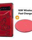 Rouge / Samsung S10 5G / Avec chargeur sans fil