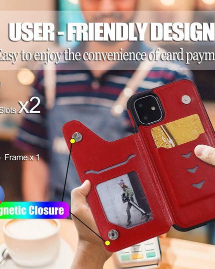 New Luxury Embossing Wallet Cover For iPhone 11-Fast Delivery - Libiyi