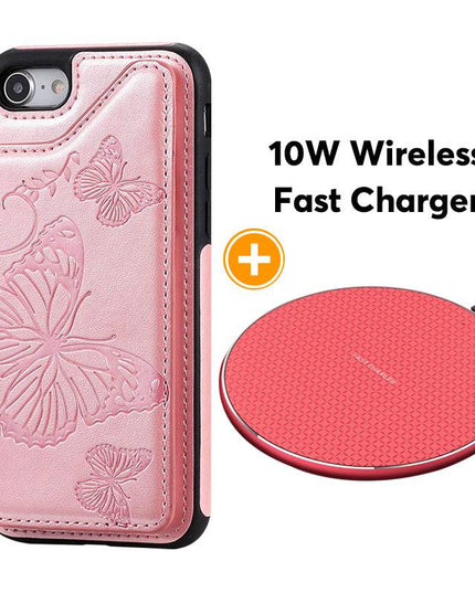 New Luxury Embossing Wallet Cover For iPhone 6/6S-Fast Delivery - Libiyi