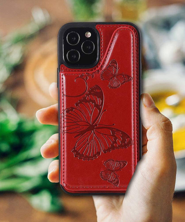 New Luxury Embossing Wallet Cover For iPhone 12 Mini-Fast Delivery - Libiyi