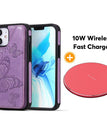 Purple / iPhone 12 Mini / With Wireless Charger