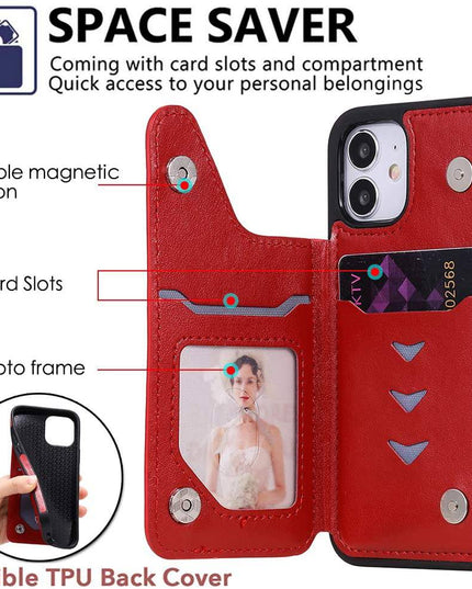2022  New Luxury Embossing Wallet Cover For iPhone 12 Series - Libiyi