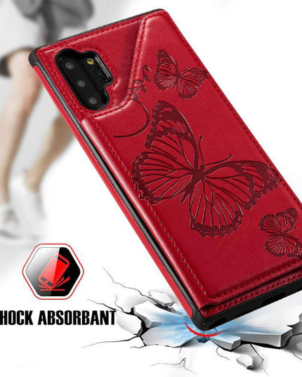 New Luxury Embossing Wallet Cover For SAMSUNG Note 10 Plus-Fast Delivery - Libiyi