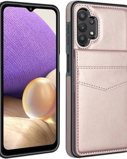 Dual Layer Lightweight Leather Wallet Case for Samsung Galaxy A32(5G) - Libiyi