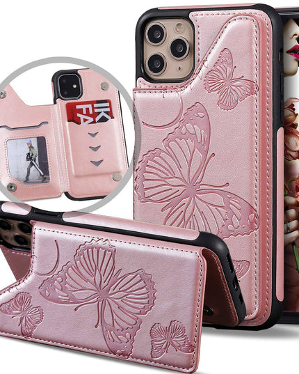 New Luxury Embossing Wallet Cover For iPhone 11Pro Max-Fast Delivery - Libiyi