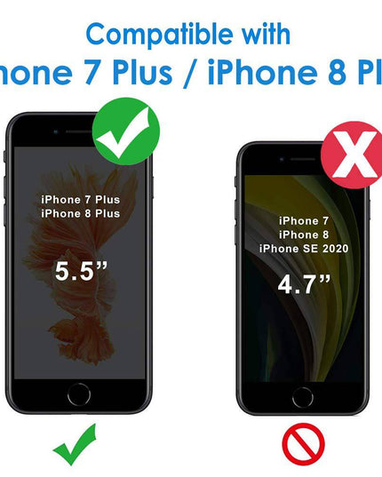 New Luxury Embossing Wallet Cover For iPhone 7Plus&8Plus-Fast Delivery - Libiyi