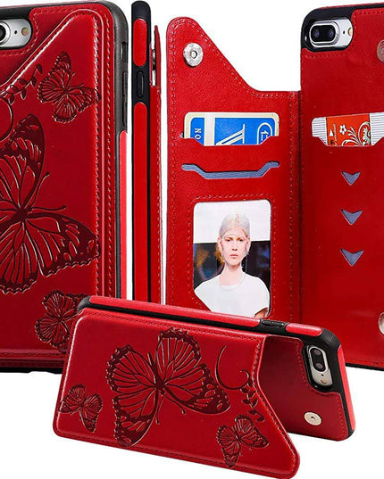 New Luxury Embossing Wallet Cover For iPhone 7Plus&8Plus-Fast Delivery - Libiyi