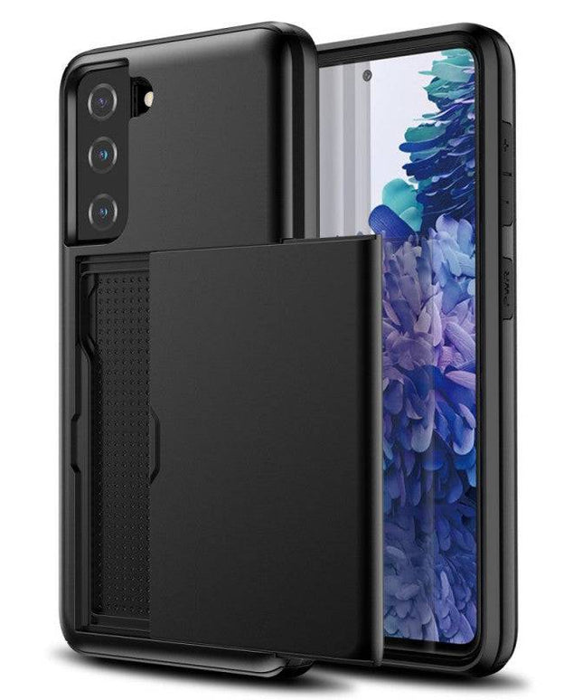 Rigide Flashy Porte-cartes Case For Samsung Galaxy S21(5G) - Libiyi