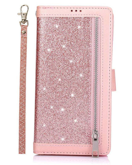 Samsung Note 20 Series Bling Wallet Case with Wrist Strap - Libiyi