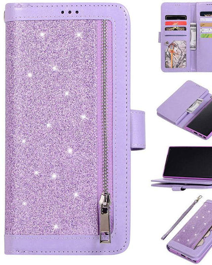 Samsung Note 20 Series Bling Wallet Case with Wrist Strap - Libiyi