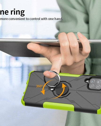 Robot 3 in 1 Heavy Duty Defender Case For Samsung A12 - Libiyi